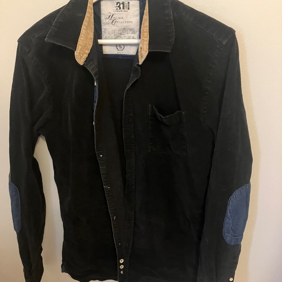 Corduroy long sleeves in blue - Picture 1 of 2